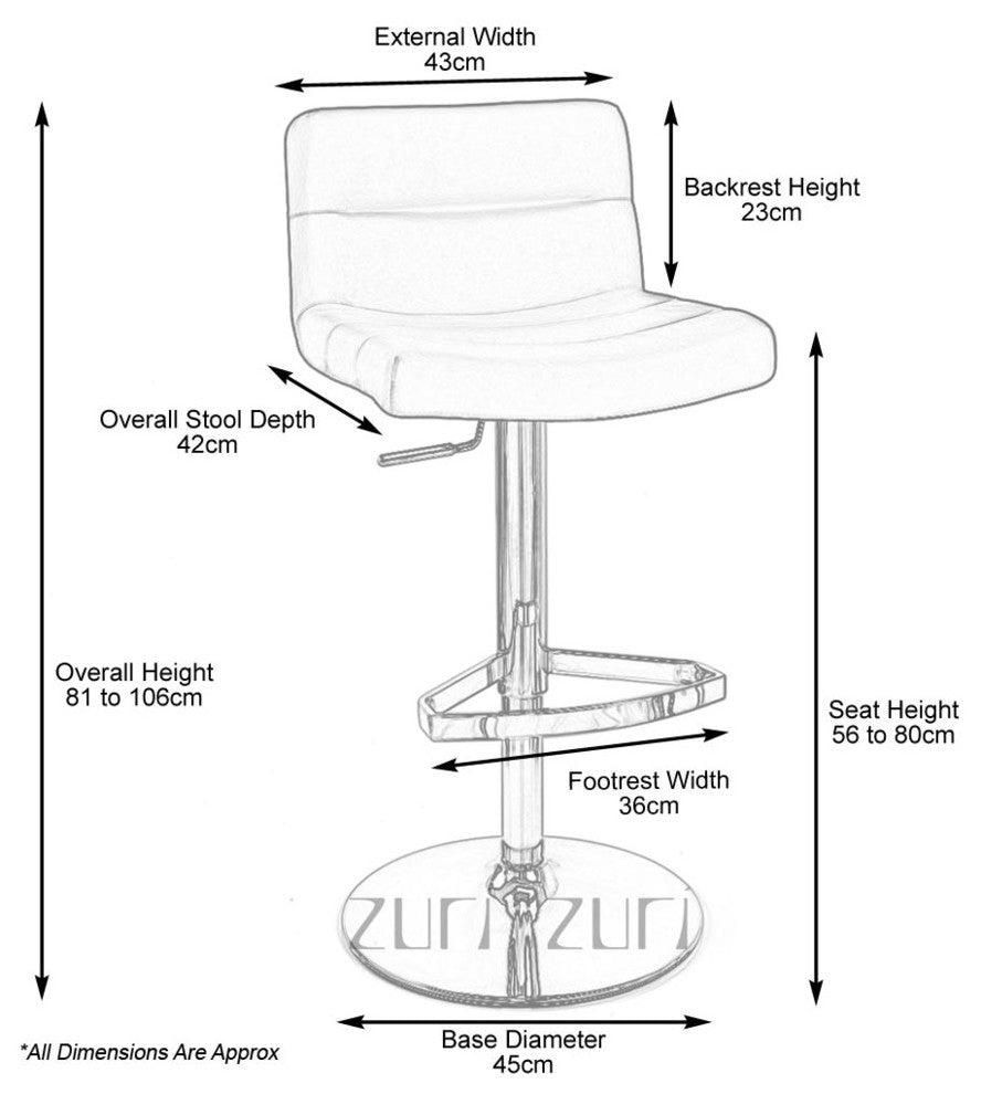 Lattice Adjustable Height Swivel Armless Bar Stool, Slate