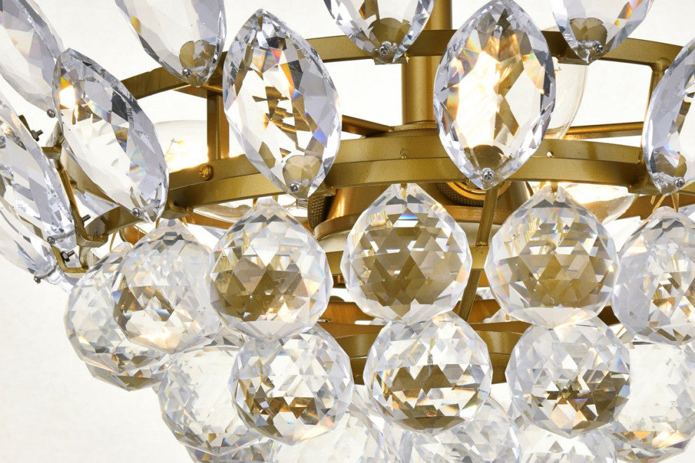 Eleana 14" Pendant, Brass