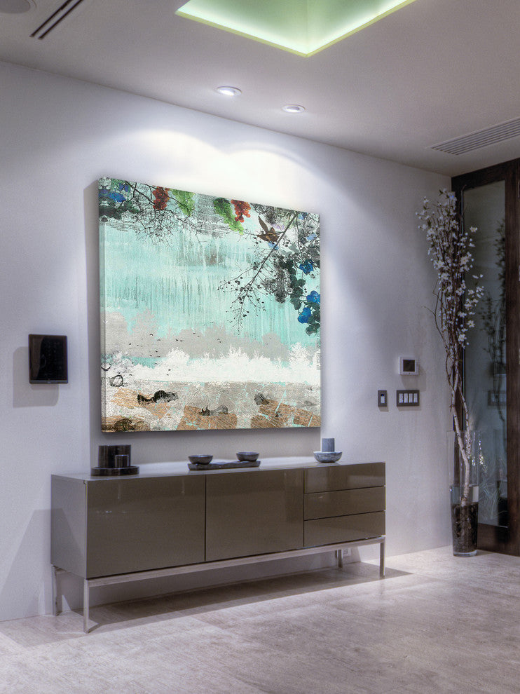 "Lost River" Painting Print on Canvas by Tracy Silva Barbosa