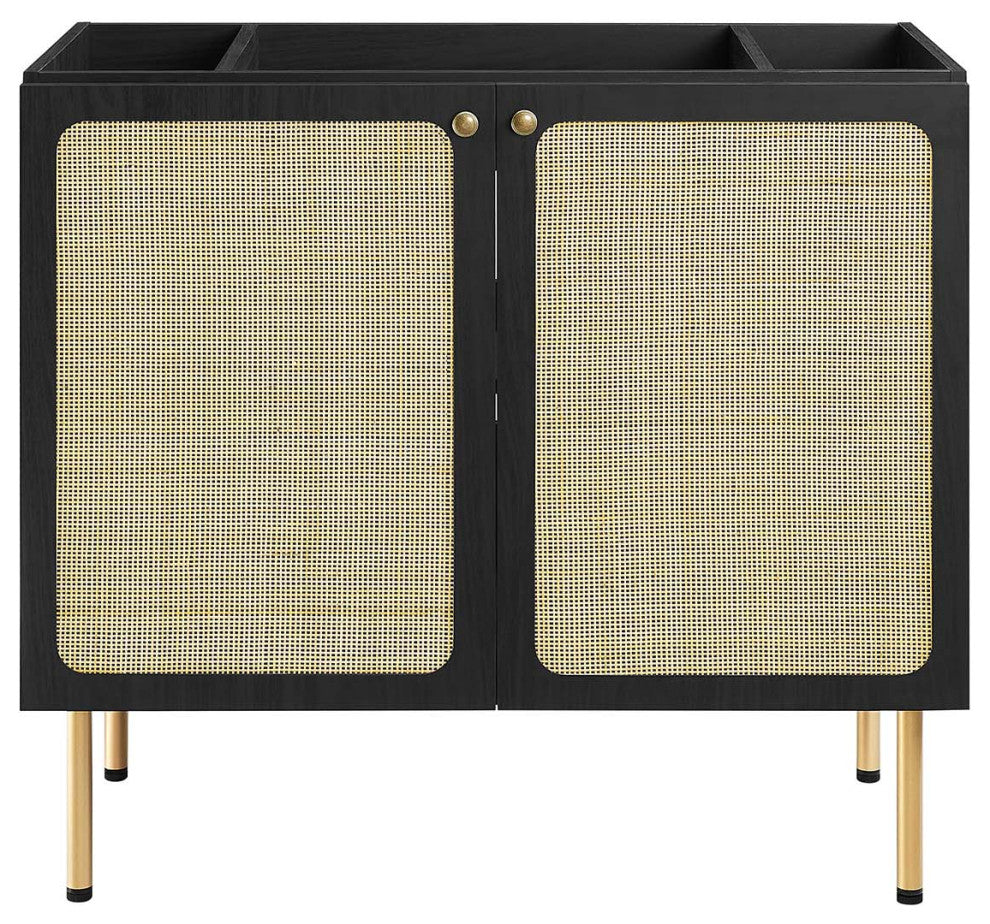 Chaucer 36" Bathroom Vanity - Black Black