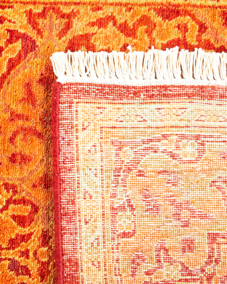 Mogul, One-of-a-Kind Hand-Knotted Area Rug Orange, 2'6"x15'10"