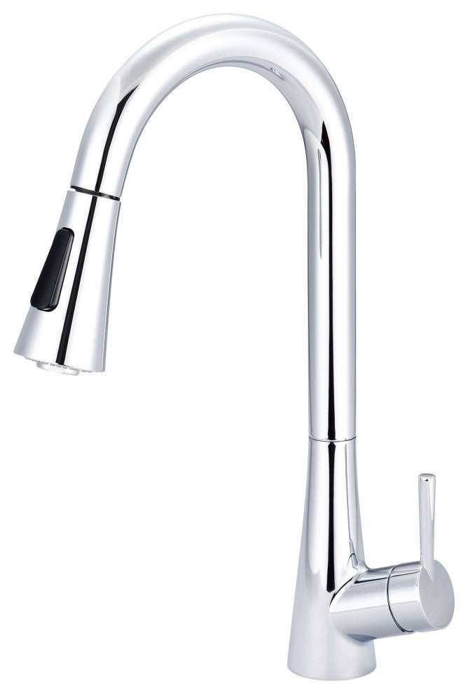 i2 Single Handle Pull-Down Kitchen Faucet, Polished Chrome