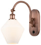 Innovations 518-1W-AC-G651-8 1-Light Sconce, Antique Copper