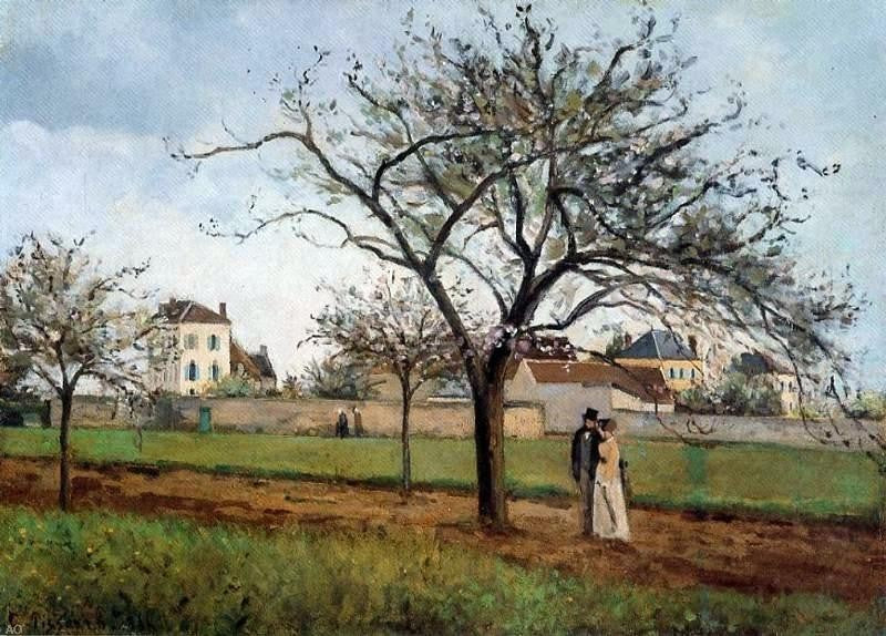 Camille Pissarro The House of Pere Gallien Pontoise Wall Decal