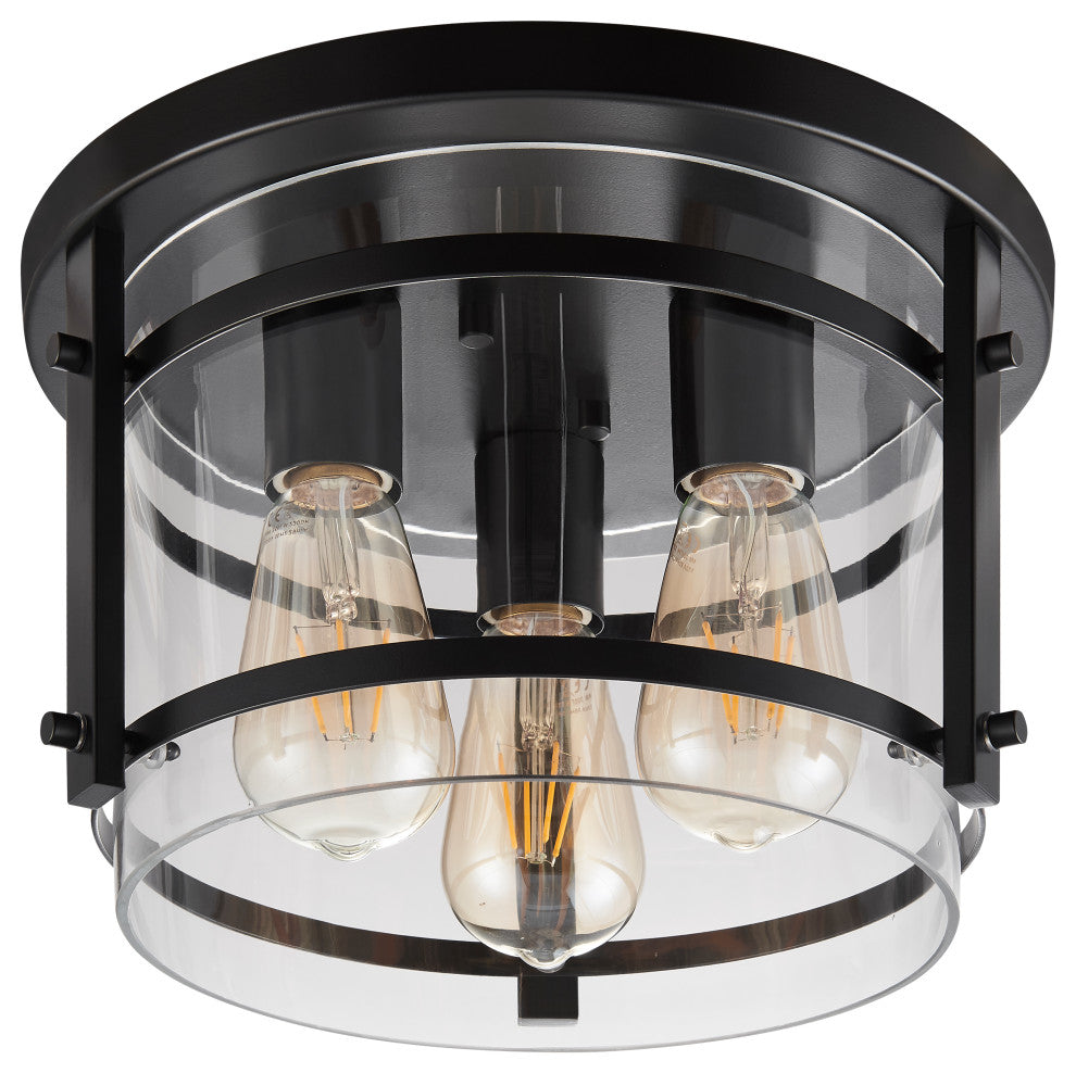 Alden 3 Light 12.01' Diamter Flushmount Mount Ceiling Fixture