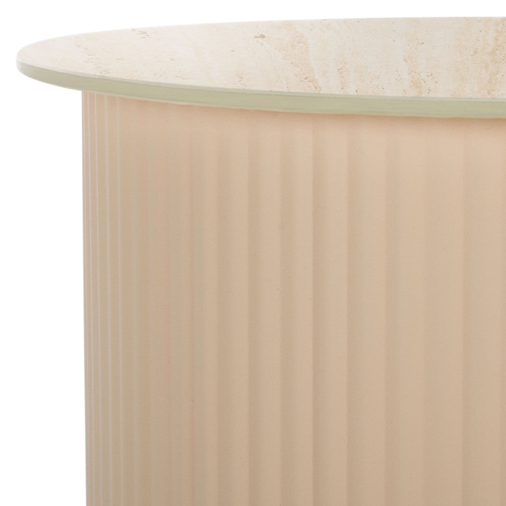 Safavieh MTP Medium Ceramic Side Table, Beige
