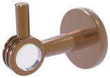 Clearview Robe Hook with Dotted Accents, Brushed Bronze