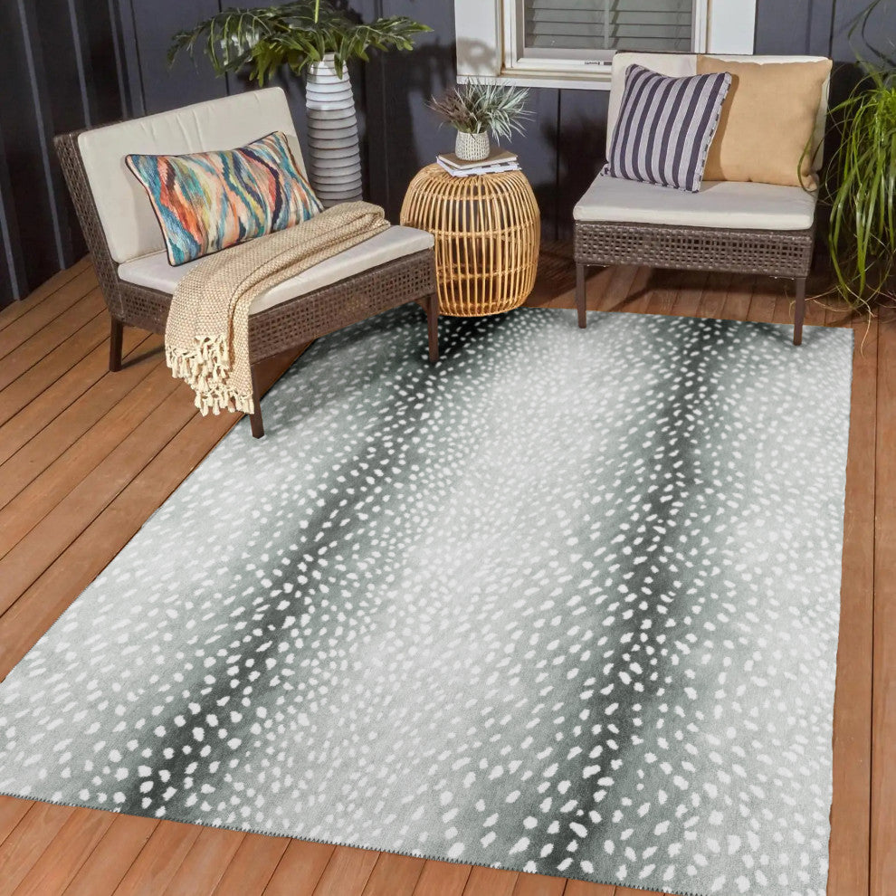 Indoor/Outdoor Mali ML3 Flannel Machine Washable 3' x 5' Rug