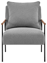 Quinton Fabric Accent Arm Chair, Gray