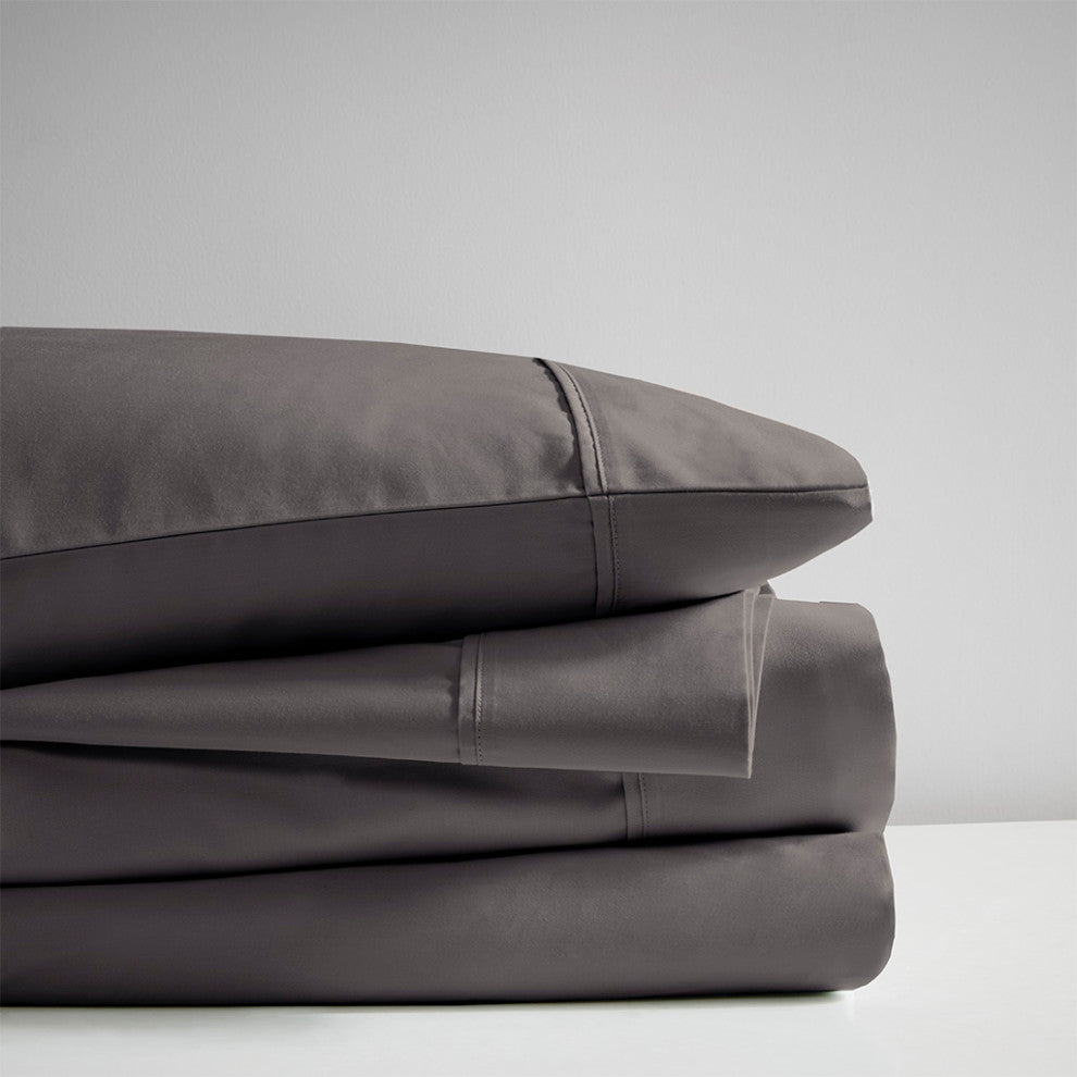 Beautyrest 600 Thread Count Cooling 4-Piece Sheet Set, Grey, King
