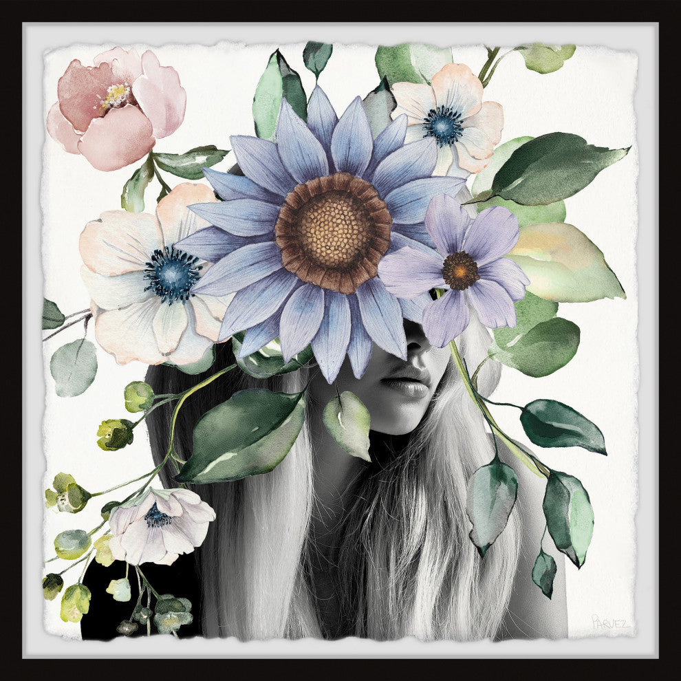 "Magnificent Bloom" Framed Painting Print, 24"x24"