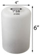 3 Pack Frosted Bubble Glass Shade Seeded Cylinder Shape for Light Fixture