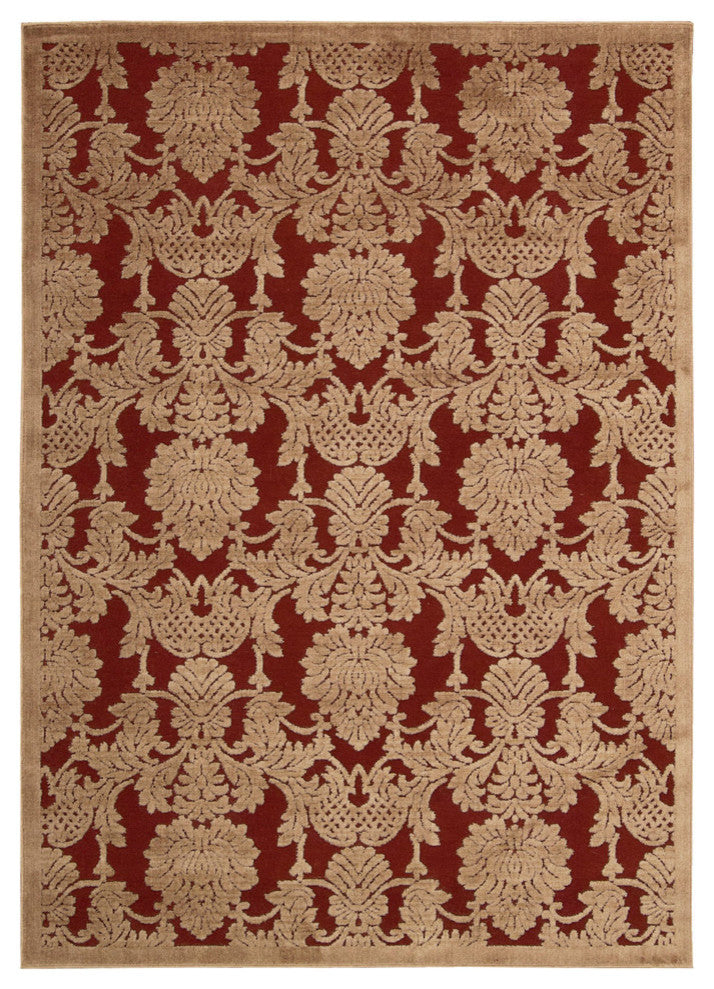 Nourison GRAPHIC ILLUSIONS 145 RED RUG