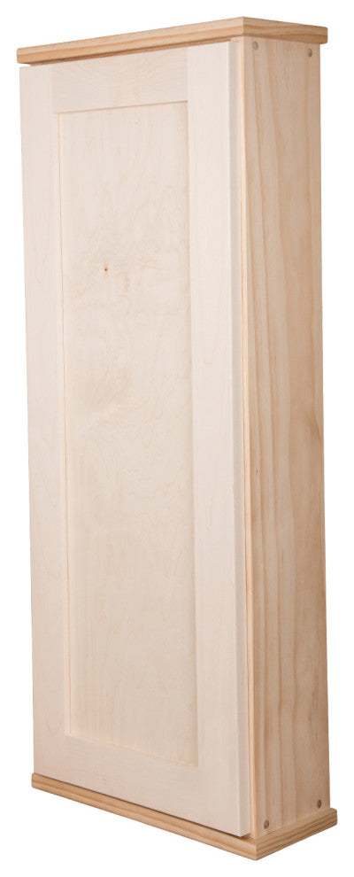 Sandalwood On the Wall Unfinished Cabinet 37.5h x 15.5w x 5.25d