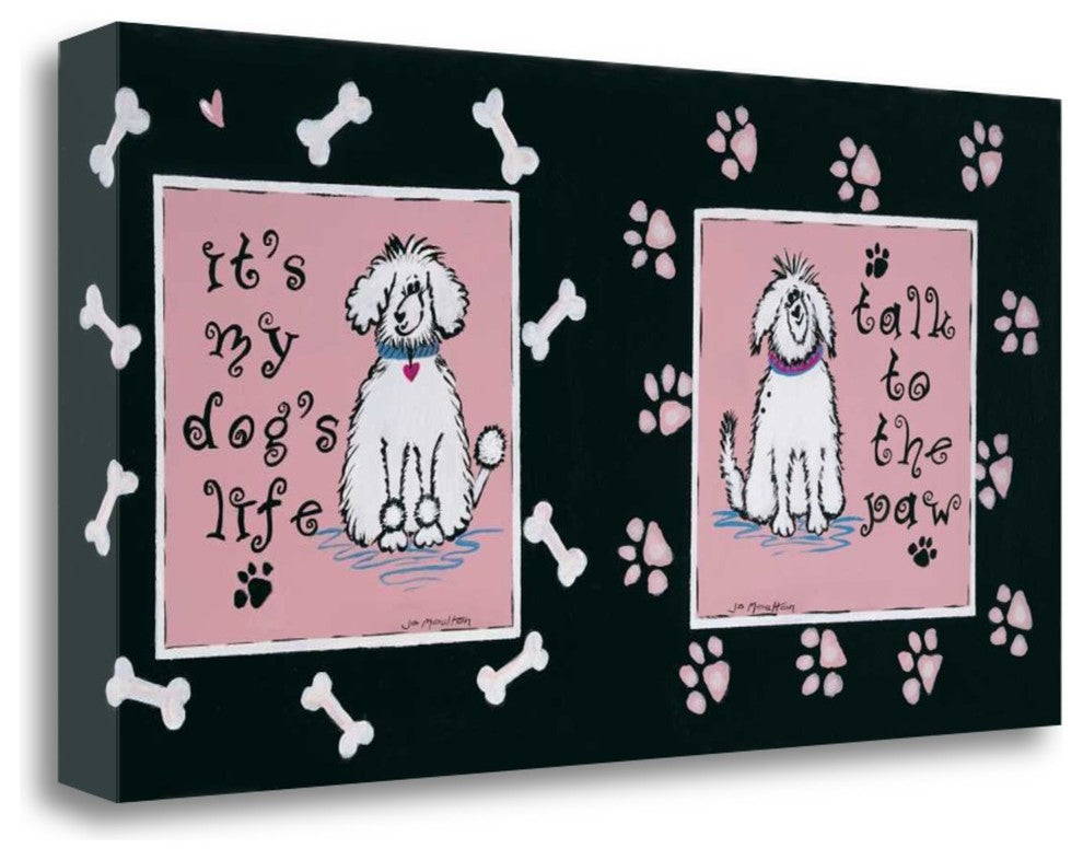 "Dogs Life" By Jo Moulton, Giclee Print on Gallery Wrap Canvas, Ready to Hang