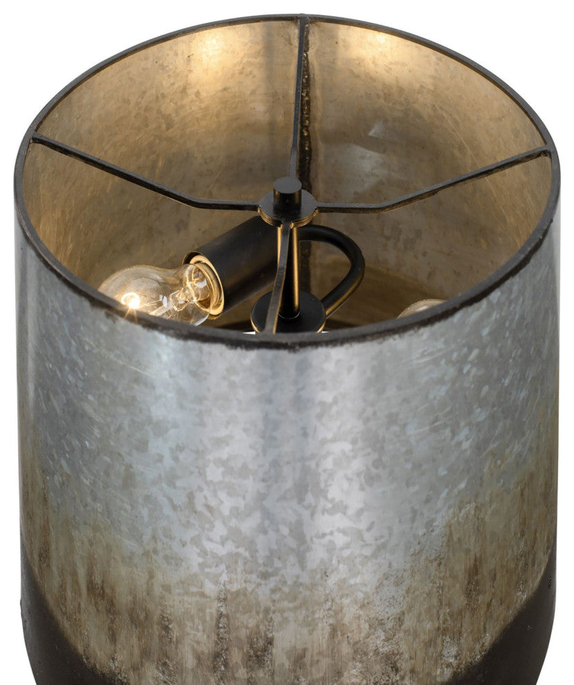 Varaluz 323T02B Cannery 2 Light 33" Tall Buffet Table Lamp - Ombre Galvanized