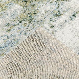 Elements Illusion Blue/Green Area Rug, 2'6"x12'