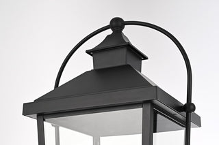 Home Living 27" Outdoor Post light, Black