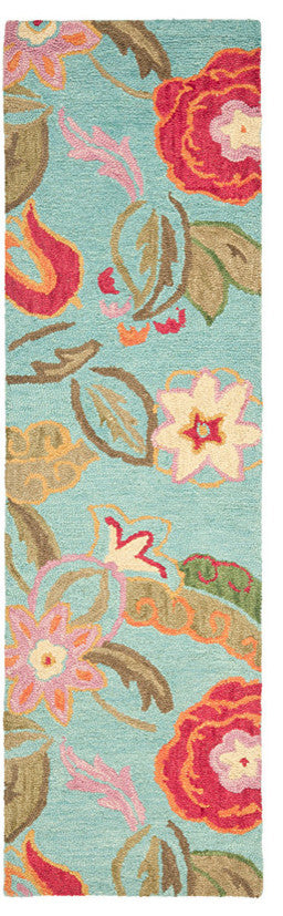 Safavieh Blossom Blm675A Floral Rug, Blue/Multi, 11'0"x15'0"