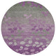 Machine Washable Indoor/Outdoor Chantille ACN1900 Purple 8' x 8' Round Rug