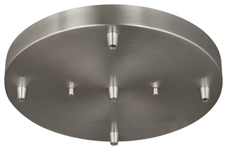 Towner 5-Light Cluster Canopy, Brushed Nickel