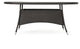 GDF Studio Bristle Multi Brown Pe Oval Dining Table