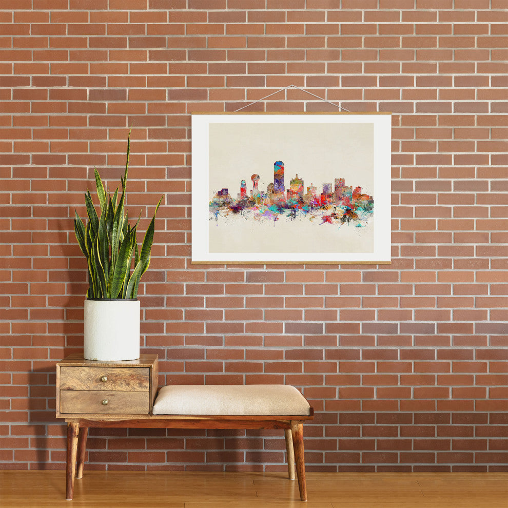 Brian Buckley Dallas Texas Skyline Art Print