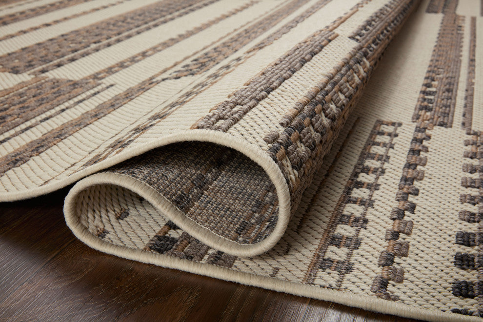 Loloi II Rainier Ivory / Taupe 2'-3" x 7'-7" Runner Rug