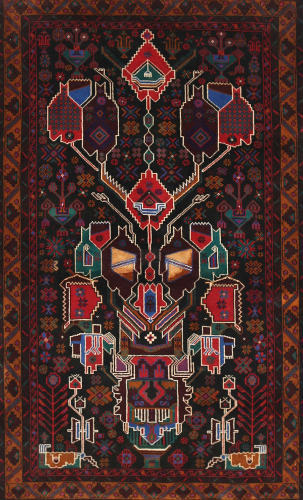 Ahgly Company Indoor Rectangle Traditional Area Rugs, 2' x 4'
