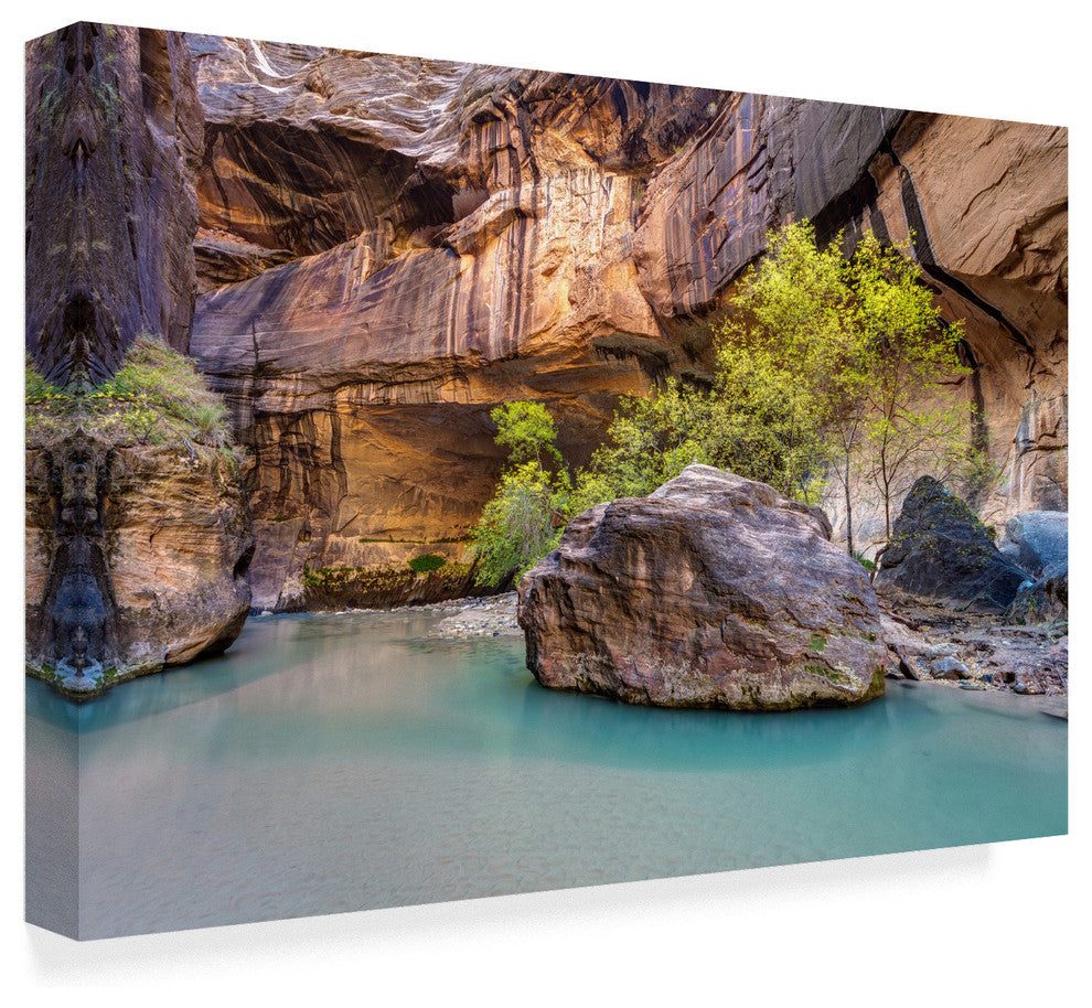Pierre Leclerc ''Serenity Zion'' Canvas Art, 32"x22"