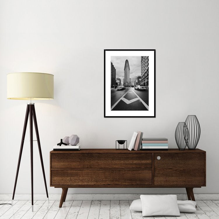 "Taxiiii" Framed Digital Print by Javier De La, 29x38"