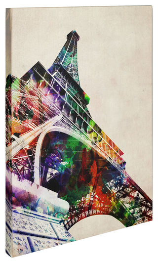 'Eiffel Tower' Canvas Art by Michael Tompsett