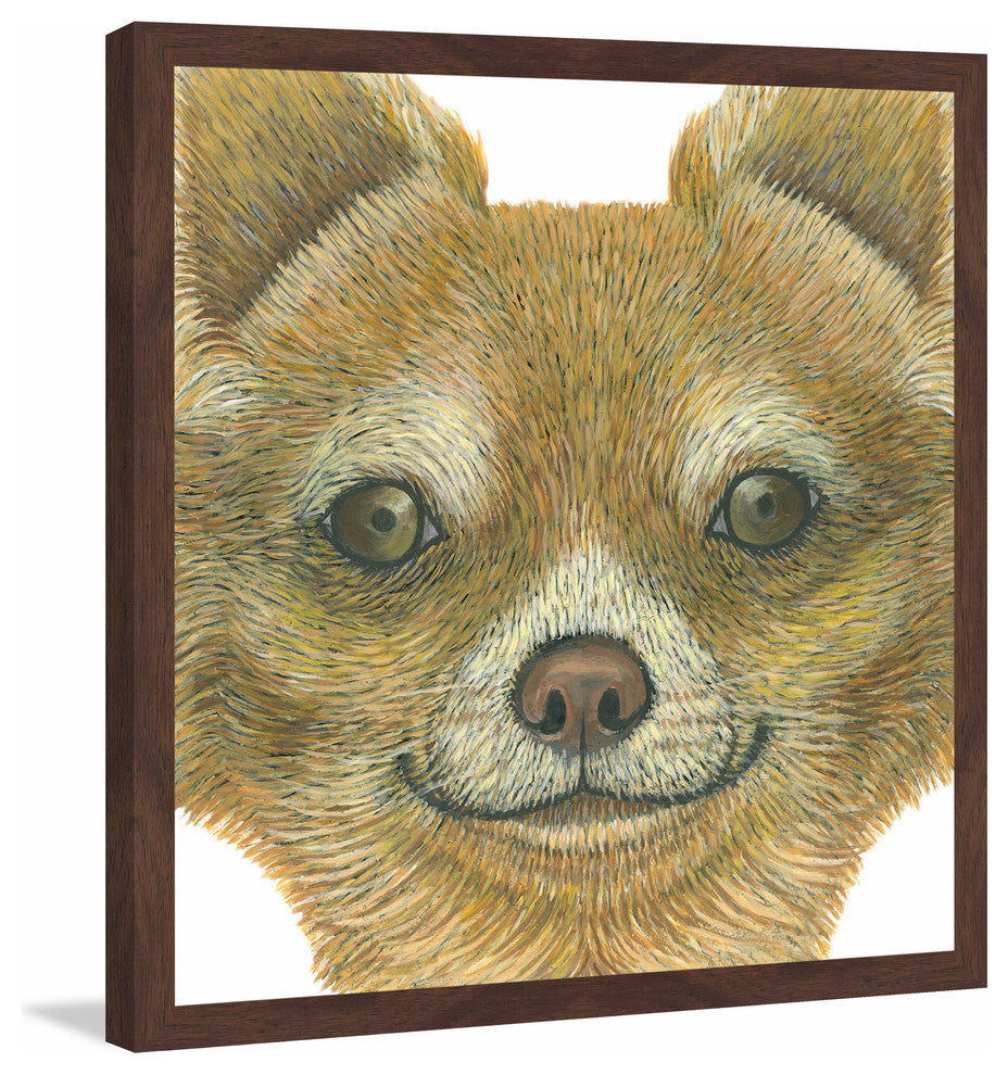 "Chihuahua" Framed Painting Print, 24"x24"