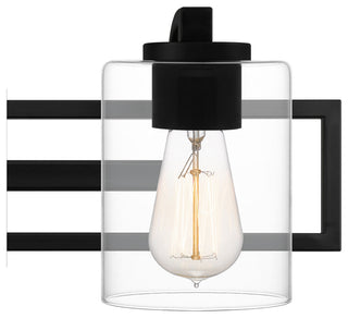 Quoizel LANS8624 Lansdowne 3 Light 24"W Bathroom Vanity Light - Matte Black