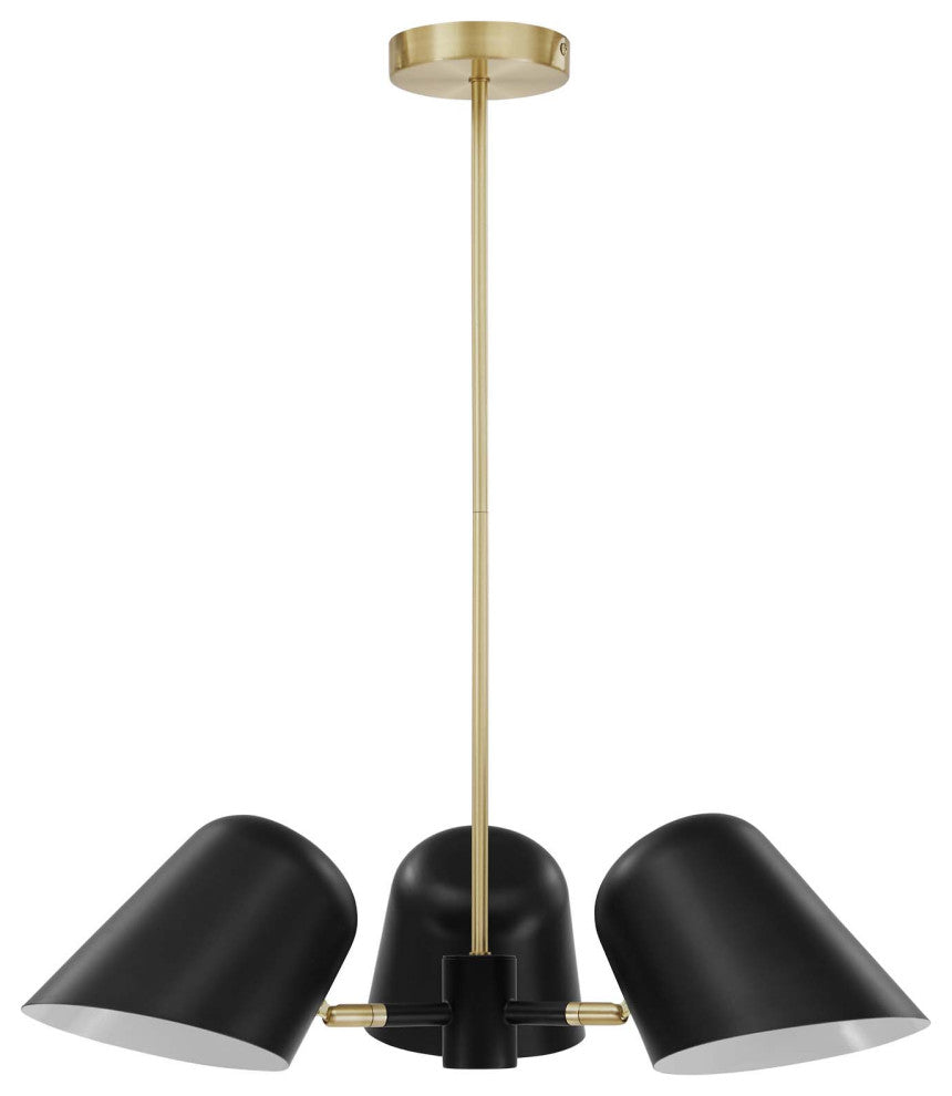 Briana 3-Light Pendant Light Black -5301
