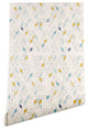 Deny Designs Florent Bodart Keziah Day Wallpaper, White, 2'x8'