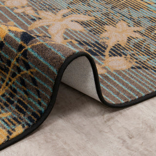 Peaceful Garden Lagoon Rug, 7'8" X 10'9"