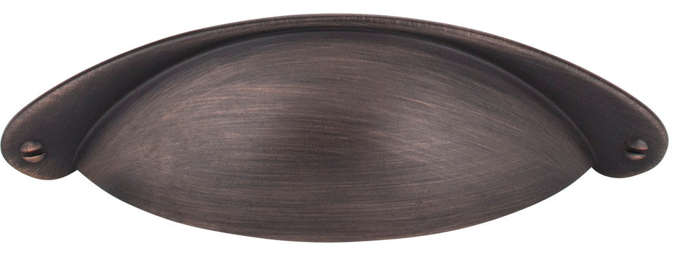 Jeffrey Alexander 8233 Lyon 3" Center to Center Rustic Country - Brushed Oil