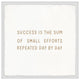 "Small Efforts" Framed Painting Print, 24x24
