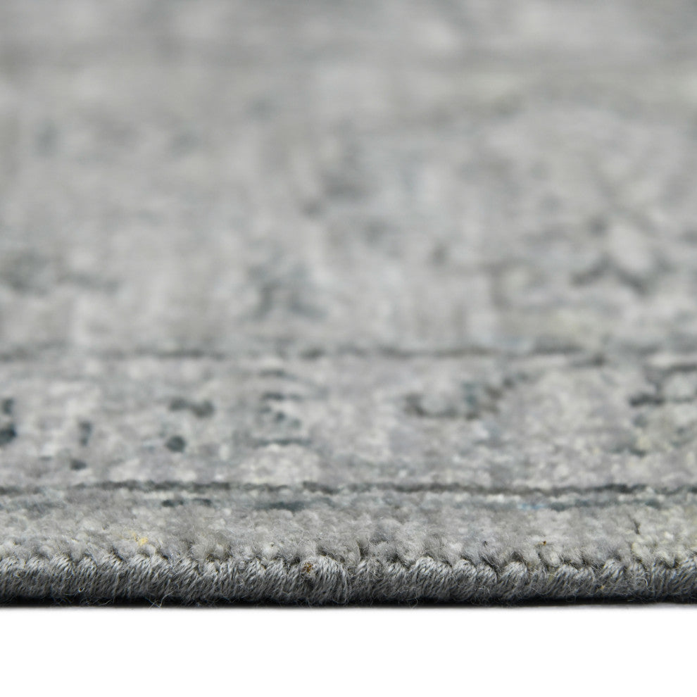 Nuit Arabe Elm Area Rug, Beige, 10' x 14', Bordered