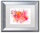 Hello Angel ''Splatters 2'' Art, Silver Frame, White Mat, 14x11