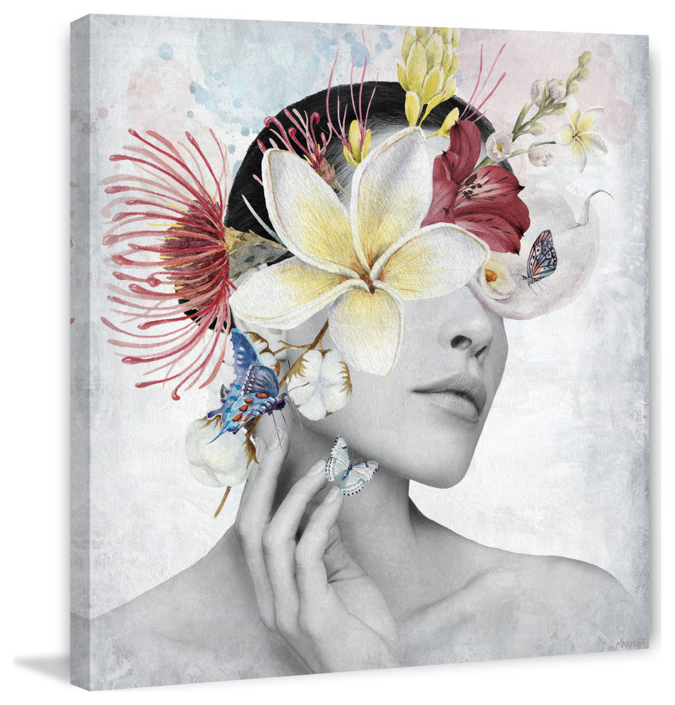 "Be Beautiful and Be You" Painting Print on Wrapped Canvas, 48x48