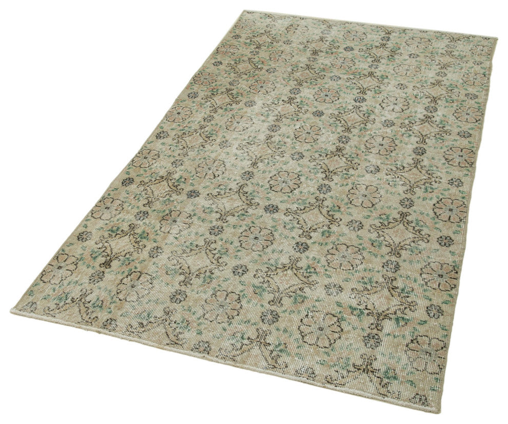 Rug N Carpet - Handmade Turkish 3' 7" x 6' 7" Vintage Small Area Rug