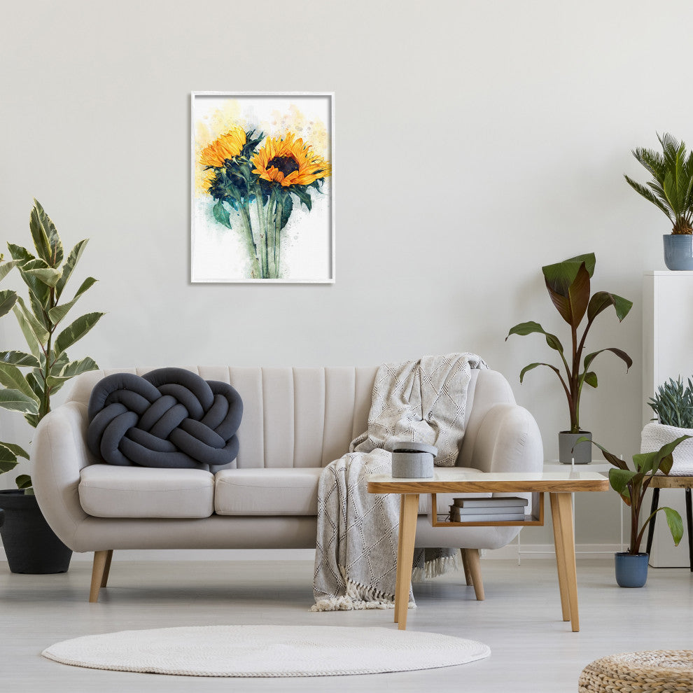 Sunflower Assortment with Watercolor Accent, 24 x 30