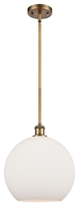 Innovations 516-1S-BB-G121-12 1-Light Mini Pendant, Brushed Brass