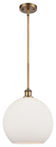 Innovations 516-1S-BB-G121-12 1-Light Mini Pendant, Brushed Brass