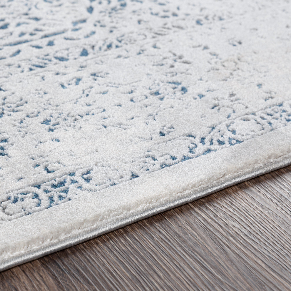 Aisha AIS-2318 Rug, Charcoal, 7'10" Round