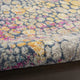 7' X 10' Pink And Ivory Coral Power Loom Area Rug