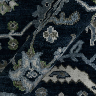 Bristol Harrow Area Rug, Blue, 12' x 15', Bordered