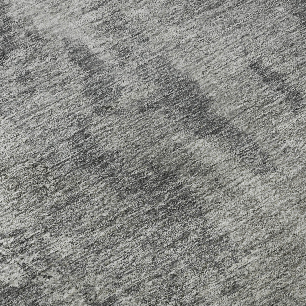 Premium Machine Washable Mayfield AMF573 Gray 2'3" x 7'6" Runner Rug